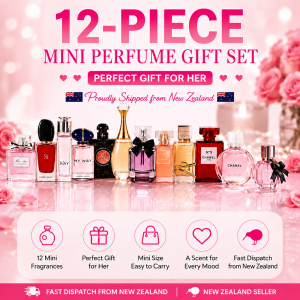 12-Piece Mini Perfume Gift Set – Perfect Gift for Her