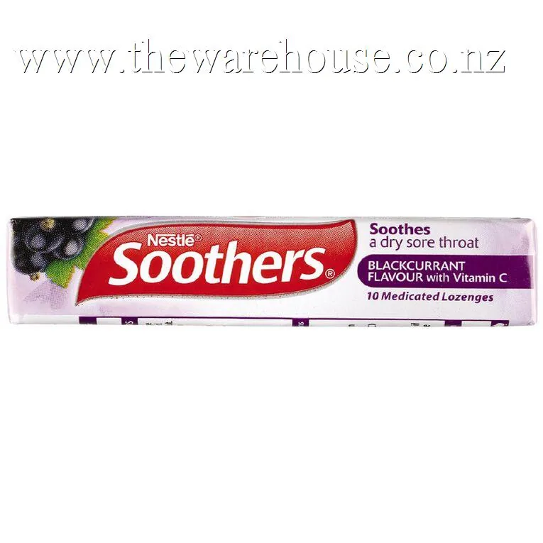 Soothers Blackcurrant 10 Pack