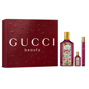 Gucci Flora Gorgeous Gardenia Intense 100ml EDP 3 Piece Gift Set